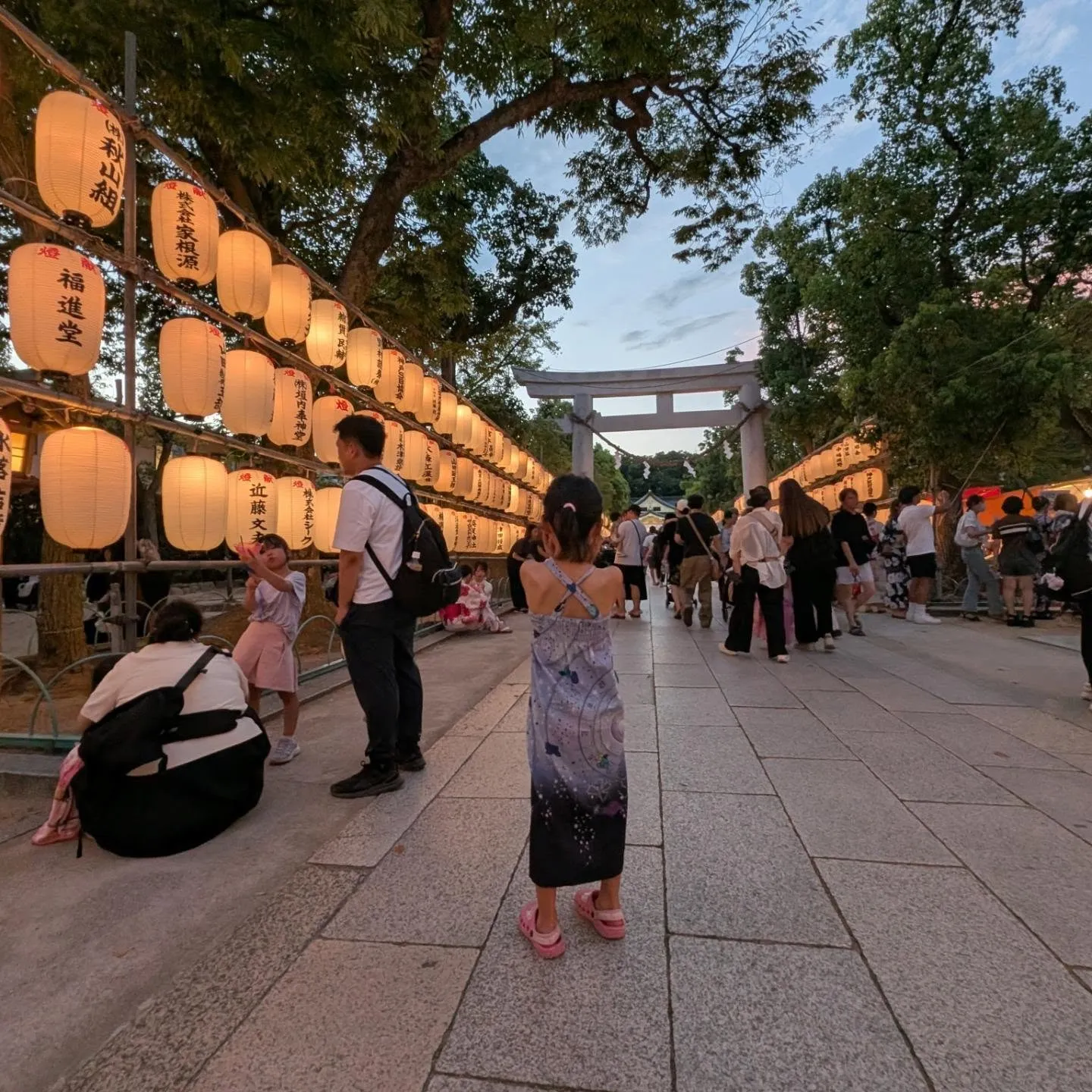 湊川神社の献灯祭に行って来ました。
